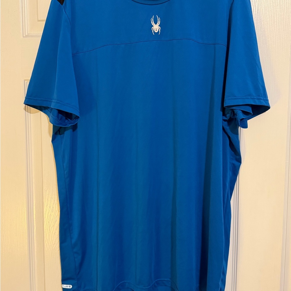 Spyder Men's Short Sleeve Tee in Vibrant Blue